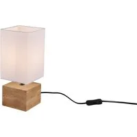 Reality Leuchten Tischleuchte Woody, Ein-/Ausschalter, ohne Leuchtmittel, Schnurschalter, Leuchtmittel tauschbar
