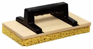 KS Tools Holz-Reibebrett, rechteckig mit Schwamm - 144.0592