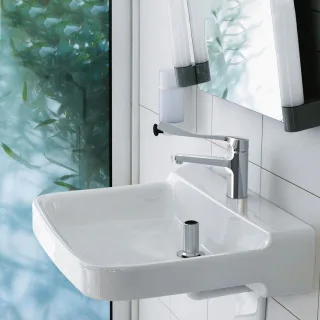 LAUFEN Waschtisch, Pro Liberty, 650x550, 1 Hahnloch mittig, ohne Überlauf, weiß, 81195.3, 8119530001 H8119530001561