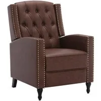 HomeMiYN Relaxsessel Relaxsessel liegefunktion Push Back Sessel Fernsehsessel Wohnzimmer, Verstellbar