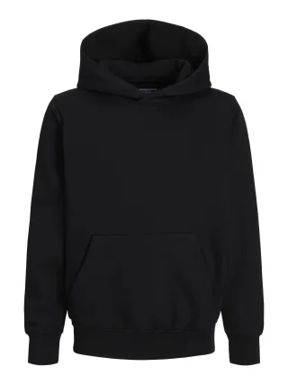 JACK&JONES - JJEURBAN EDGE SWEAT HOOD NOOS JNR Black - Gr. - 140