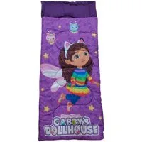 Dreamworks Gabby’s Dollhouse Kinderschlafsack Kuschelige Schlafrolle 70 x 165 cm für Camping und Zuhause
