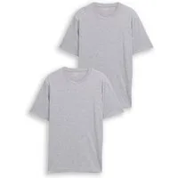 TOM TAILOR T-Shirt (Packung, 2-tlg) mit Logo Print