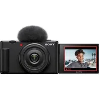Sony Vlog ZV-1F Kompaktkamera (ZEISS Tessar T* Objektiv, 6 Elemente in 6 Gruppen, 20,1 MP, Bluetooth, WLAN, Klapp- und drehbares Display, Slow- Motion)