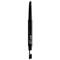 NYX PROFESSIONAL MAKEUP Augenbrauen-Stift FILL & FLUFF EYEBROW POMADE PENCIL, mit dichter Härchenbürste