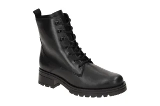 Gabor Damen Stiefeletten 72.786.57 KRETA schwarz - elegante Lace up Boots