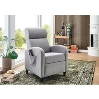 ATLANTIC home collection Relaxsessel Tom, mit Relaxfunktion, inklusive seitlicher Tasche, TV-Sessel mit Funktion