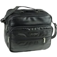 BAG STREET Flugumhänger Bag Street Herren Umhängetasche Tasche (Umhängetasche), Herren Tasche in schwarz, ca. 35cm Breite