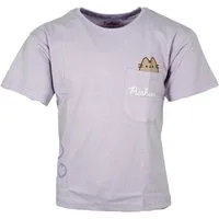 Pusheen Print-Shirt Pusheen The Cat die Katze Mädchen kurzarm T-Shirt Shirt 100% Baumwolle, Gr. 134 bis 152