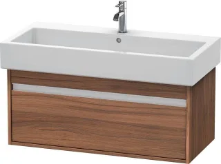 Duravit Ketho Waschtischunterbau wandhängend Nussbaum Matt 950x440x410 mm - KT668807979 KT668807979