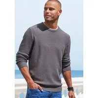 John Devin Strickpullover Pullover in modischer Strickstruktur