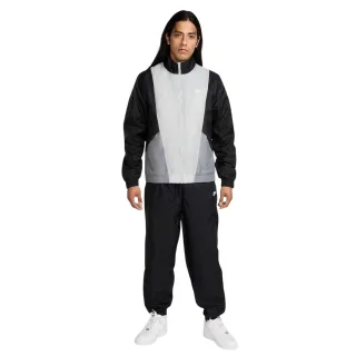 Nike - Trainingsanzug für Herren, gewebter Stoff (Schwarz/Grau/Weiß)