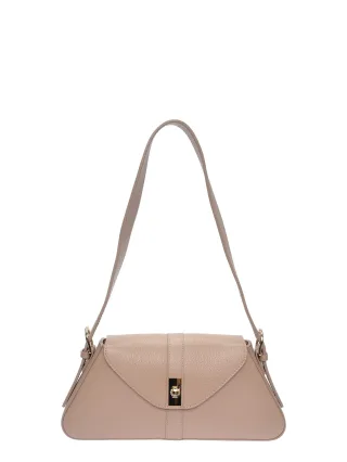 Roberta M Beige Rindsledertasche