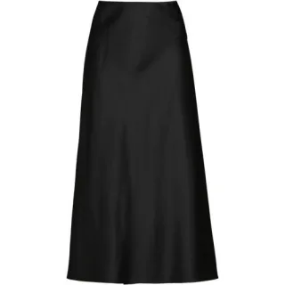 Satin-Midirock für Damen, Damen, size: regular, Rot, Polyester, by Lands' End