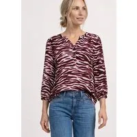 STREET ONE 3/4-Arm-Shirt mit Strukturmix