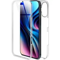 ONEFLOW Handyhülle für iPhone 16 Hülle Komplett Schutz Touch Case 6,1 Zoll, 360 Grad Schutzhülle Transparent Rundumschutz Durchsichtig Beidseitig