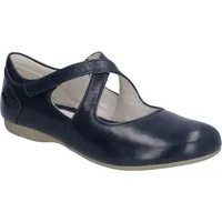 Josef Seibel Fiona 72 Riemchenballerina, Spangenschuh, Halbschuh, Festtagsschuh mit Klettverschluss