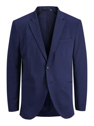 JACK&JONES - JJEJAXON JERSEY BLAZER NOOS JNR Blau - Gr. - 140