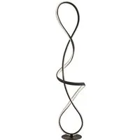 GLOBO LIGHTING Stehlampe SWIRL, LED fest integriert, Warmweiß, Stehlampe Wohnzimmer Schlafzimmer Flur Design-Leuchte