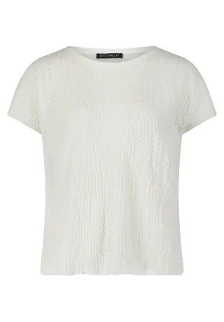 Betty Barclay - Strukturshirt rohweiß - Gr. - 42