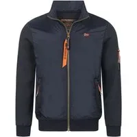 Geographical Norway Steppjacke Herren Übergangsjacke Blouson Strickfleece MIX Herbst Winter Jacke