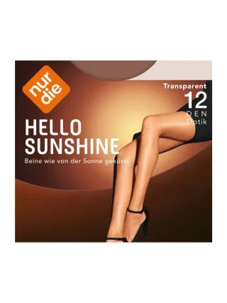NUR DIE Damen Strumpfhose Hello Sunshine 12 DEN