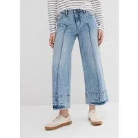 bonprix 7/8-Jeans lockere Passform, verkürztes Bein, mit Elasthan-Anteil, aus Baumwolle