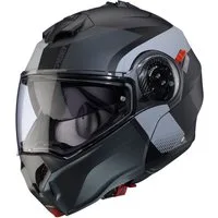 Caberg Motorradhelm Duke Evo Indy Klapphelm, vorbereitet für Kommunikationssystem,integriertes Sonnenvisier