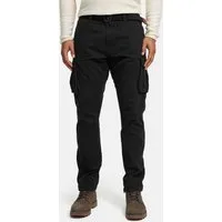 Indicode Cargohose Herren INPascan Freizeithose mit Stretch mit 7 Taschen, inkl. Gürtel