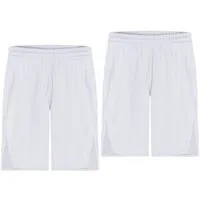 James & Nicholson Funktionsshorts Doppelpack Funktionelle Kinder Teamshorts mit Innenslip JN381K (Doppelpack, 2er-Pack) Atmungsaktiv, feuchtigkeitsregulierend und schnell trocknend