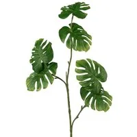 Kunstzweig Kunstpflanze SPLITPHILOZWEIG, 80cm Philodendron mit 6 Blättern, Gasper, Höhe 80.00 cm