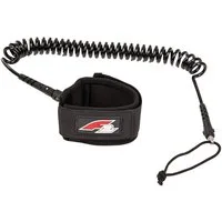 F2 SUP-Leash F2 Stand Up Paddling Leash Fuß Coiled Leash Schwarz