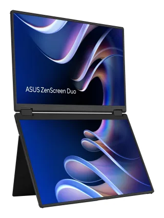 ASUS ZenScreen Duo MB14FCD | 90lm0cz1-b01n71 | Dual-LCD-Monitor - 35.6 cm (14")