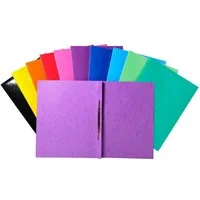 EXACOMPTA Organisationsmappe 25x Schnellhefter Colorspan Krt., 355g/m2, A4, sortiert, 380800B, Schnellhefter Ösenhefter Einhakhefter