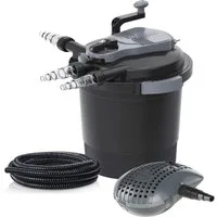 Heissner Teichfilter Heissner Druckfilter Set FPU10000-00 inkl. 11 Watt (Komplett-Set, 1 St)