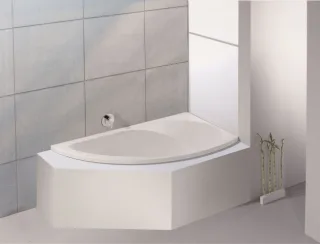 Hoesch Badewanne Spectra Eck 1700x1000 rechts ohne Schürze 3660.010
