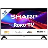 Sharp 1T-C24GDx LED-Fernseher (60 cm/24 Zoll, HD ready, HDR-Unterstützung, Einfacher Startbildschirm, Intuitive Fernbedienung)