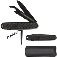 Mil-Tec Taschenmesser Bundeswehr Taschenmesser alte Art Schwarz, Klingenlänge:8cm