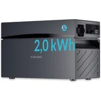 Sunshare Glory All-in-One Strompeicher, 2 – 4 kWh, erweiterbar bis 10 kWh Stromspeicher SUNSHARE Glory Stromspeicher 53000 mAh (230 V), Modularer 2–10 kWh Speicher mit Hybrid‑WR, IP65 und Semi‑Solid LFP