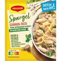 MAGGI Saucen, Maggi Fix Spargel Pasta mit Schinken Wuerzmix cremig lecker 35 g