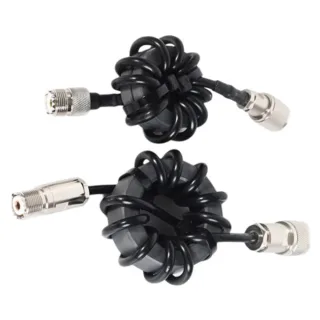 Shortwave Choke Coil Magnetic Ring EM-25 EM-43 HF Radio Accessory 200W 1000W Noise Suppression Electromagnetic Interfere