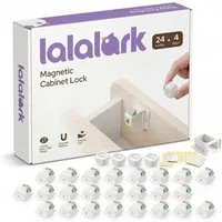 lalalark Kindersicherung Lalalark Magnetische Kindersicherung (24 Schlösser + 4 Schlüssel)