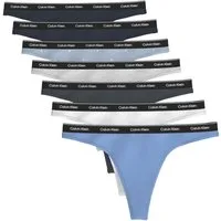 Calvin Klein Underwear Tanga THONG 7 PK (Packung) Körpernahe Passform mit elastischem Bund