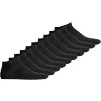 Jack & Jones Sneakersocken Herren Socken 10er Pack Baumwollmischung (Packung, 10er Pack)
