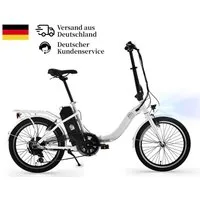 VECOCRAFT E-Bike Faltrad 20 Zoll Klapprad Elektrofahrrad Pedelec 36V 7.8/13Ah Akku, NEMESIS, 6 Gang Shimano, Kettenschaltung, Heckmotor, 468 Wh, (55-80km), Pedelec, E-Citybike mit Tiefeinstieg für Damen & Herren,bis zu 120KG