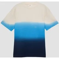 s.Oliver Kurzarmshirt T-Shirt Strukturiertes Oversize Shirt aus Heavy Jersey
