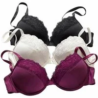 petite fleur by Lascana Push-up-BH (Packung, 3 Stück) mit Bügel im attraktiven Multipack, Dessous