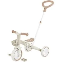 Globber Dreiradscooter LEARNING TRIKE 3in1 PLUS ECO Dreirad Laufrad, Einfacher Umbau, Ergonomische TPR-Sicherheitsgriffe