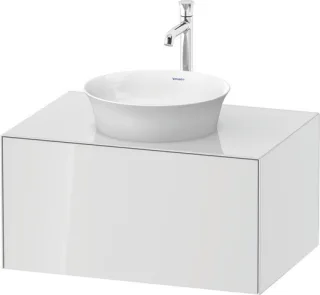 Duravit White Tulip Konsolenwaschtischunterbau wandhängend Weiß Hochglanz 800x550x408 mm - WT4975085 WT497508585