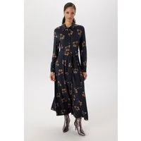 Aniston SELECTED Midikleid mit Blumenblüten-Print und abnehmbaren Bindeband - NEUE KOLLEKTION